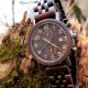 Drevené Hodinky Chrono - Ebenové Drevo