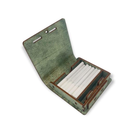 Egyedi cigarettás doboz – Fenyőzöld Egyedi cigarettás doboz – Fenyőzöld