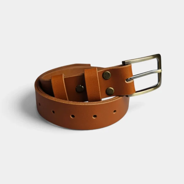 Pánský Elegantní Opasek Windsor – Koňakový