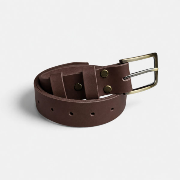 Pánský Elegantní Opasek Windsor – Čokoládový